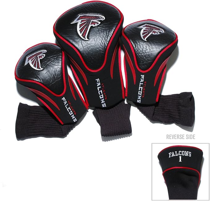 Team Golf NFL San Diego Chargers Contour Golf Club Headcovers (3 Count) Numbered 1, 3, & X, Fits Oversized Drivers, Utility, Rescue & Fairway Clubs, Velour Lined for Extra Club Protection