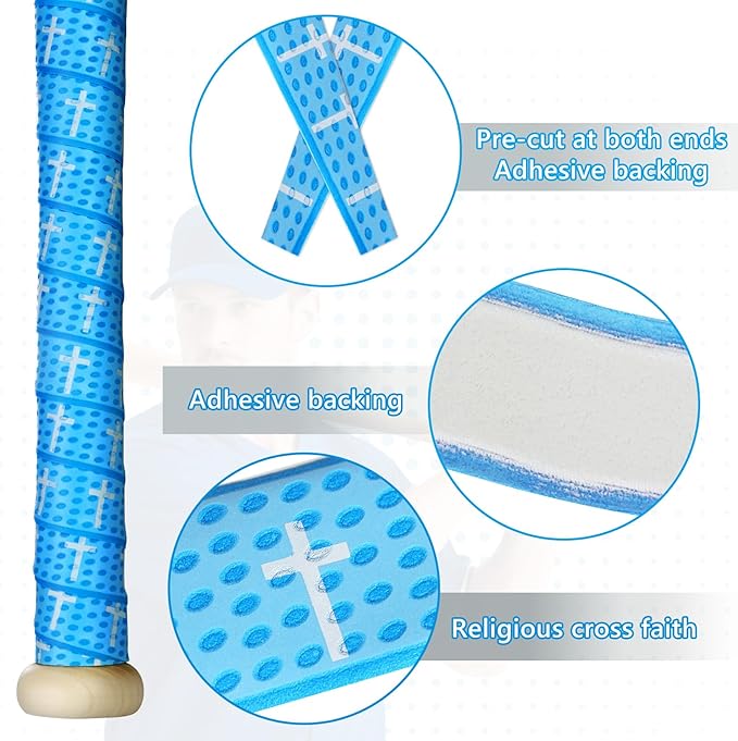 Eyourlife 2/4 Pack Baseball Bat Grip Bat Wraps for Baseball Lifestyle Softball Gifts Pro Feel Non-Slip Elite Batting Grip Tape for Bats Players