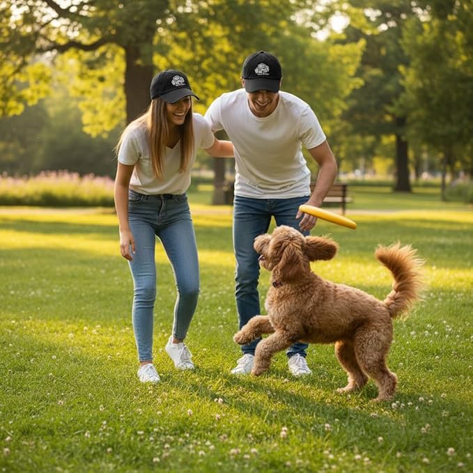 Pet Dog Lover Gifts,Embroidered Dog Baseball Hats for Men Women Dad Mom
