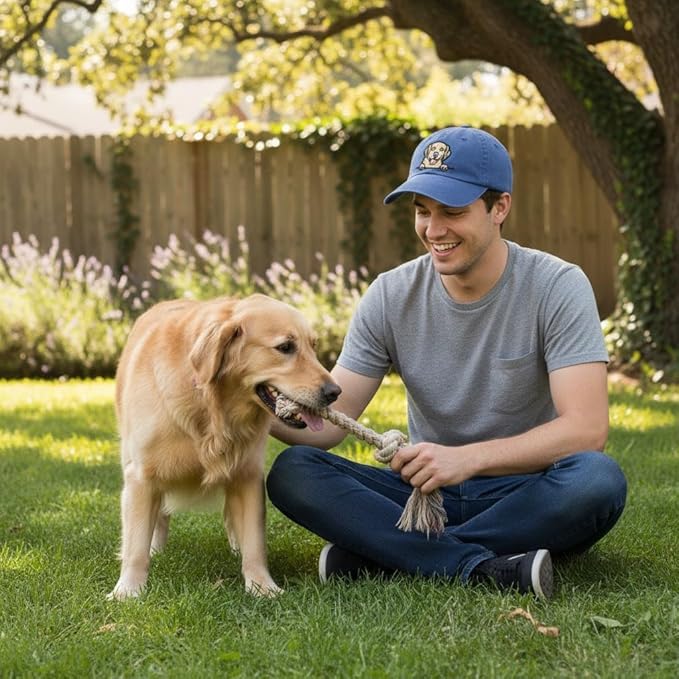 Pet Dog Lover Gifts,Embroidered Dog Baseball Hats for Men Women Dad Mom