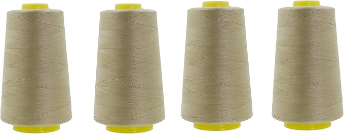 Mandala Crafts 4 Pack of Serger Threads Cones Spools by MandalaCrafts
