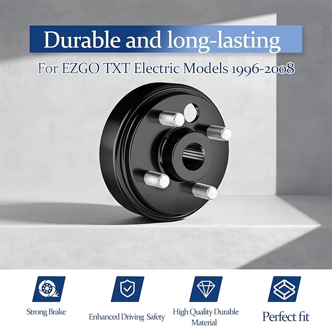 Golf Cart Brake Drum/Hub Assembly for EZGO