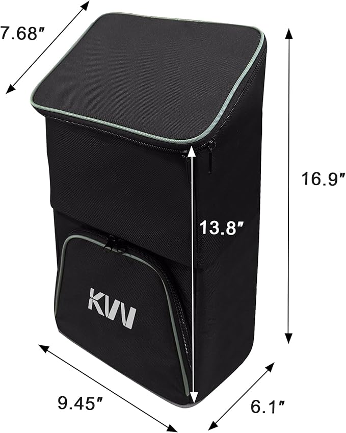 KVV Insulated Cooler Bag for Golf Carts, New Version - Universal Fit for Most Models of 3-Wheel and 4-Wheel Golf Push/Pull Carts, Models GL307, MP300, E-GT3070