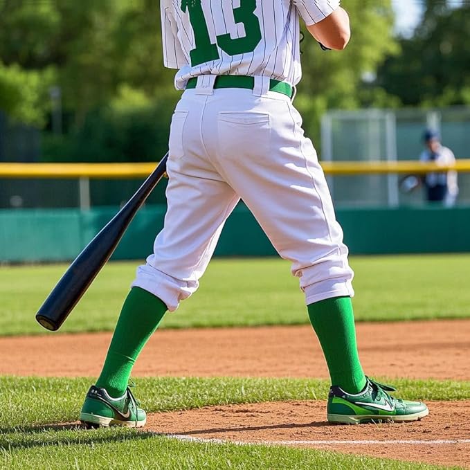 Baseball Socks and Belt Combo for Youth Adult Softball Sock Belt for Boys and Girls