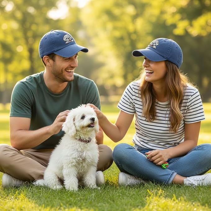 Pet Dog Lover Gifts,Embroidered Dog Baseball Hats for Men Women Dad Mom