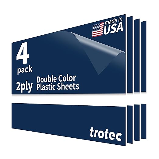 Trotec TroLase | 12"x20"x1/16", Guillotine | Made in USA by TrotecEngravingSupplies