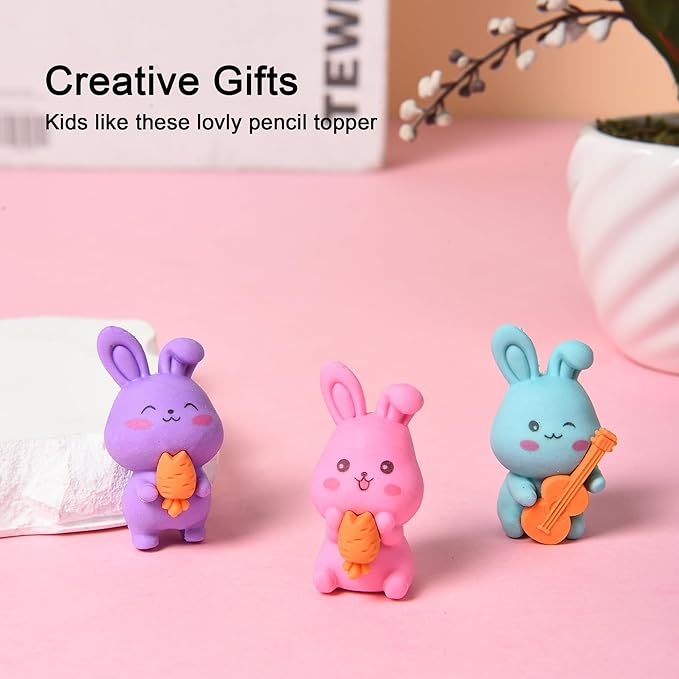 HILAZA 18Pcs Pencil Top Erasers - Image 7