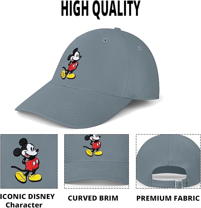Disney Adult Baseball Cap, Mickey Mouse Adjustable Dad Hat