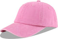 LANGZHEN Unisex Baseball Cap 100% Cotton Fits Men Women Washed Denim Adjustable Dad Hat