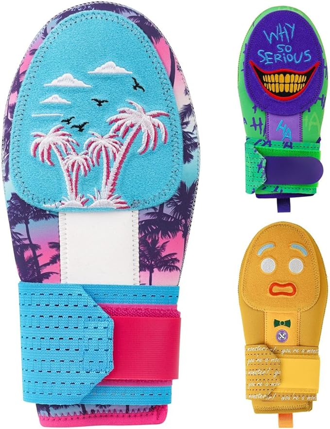 Baseball Sliding Mitt - Sliding Mitt for Youth - Drippy Drip Accessory Gingerbread Man, Coco, Scary HaHa - Softball