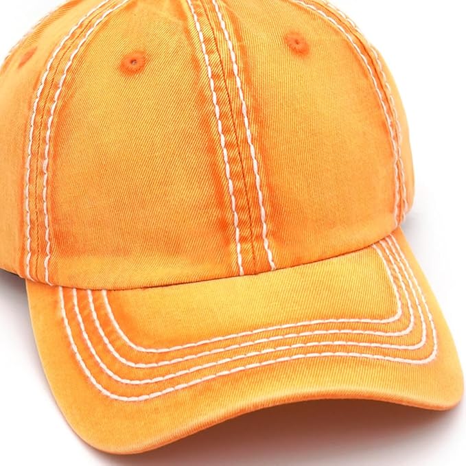 Baseball Cap Vintage Washed Hats Distressed Trucker Hat for Women Men
