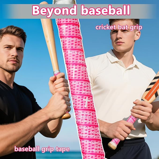 Eyourlife 2/4 Pack Baseball Bat Grip Bat Wraps for Baseball Lifestyle Softball Gifts Pro Feel Non-Slip Elite Batting Grip Tape for Bats Players