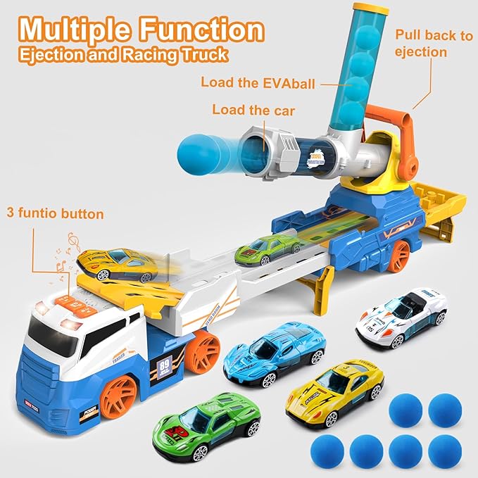 Dwi Dowellin Truck Toys for Kids, - Image 3