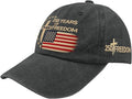 US 250 Years Freedoms 1776-2026 250th Birthday Embroidered Hats Garde Cap for Him