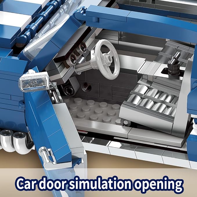 Sports GTRS Car Building Blocks Toys Boys or Adults Kits，1:10 MOC Building Set - Image 5