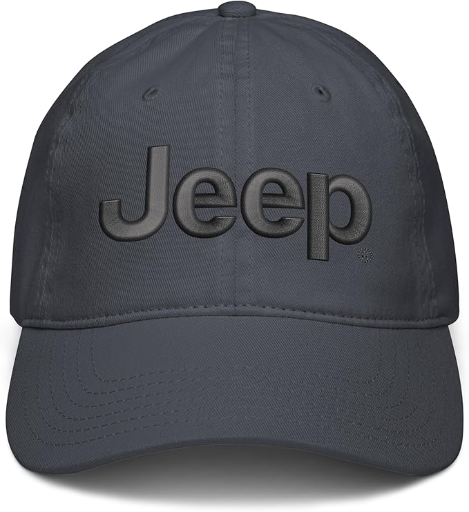 Jeep Cap Adjustable Puff Embroidered Baseball Hat