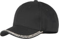 Hoce Fashion Rhinestone Denim Baseball Cap Studded Bling Hat for Women