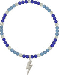 Baseball Necklace for Men 16/18/20 Inch Bling Ice Collection Lightning Bolt Pendant Necklace for Women Rhinestone Clay Beaded Discoball Accessories Gifts for Baseball Team Players Lovers