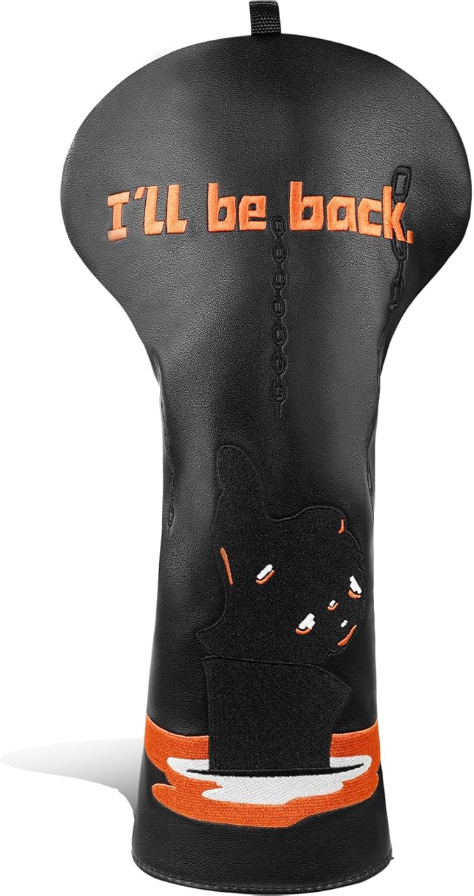 Big Crazy Golf Headcovers - Funny Golf Club Covers - Driver Headcover with Tour Grade PU Leather - Golf Driver Headcover, Waterproof Golf Head Covers, Soft Lining Golf Gift