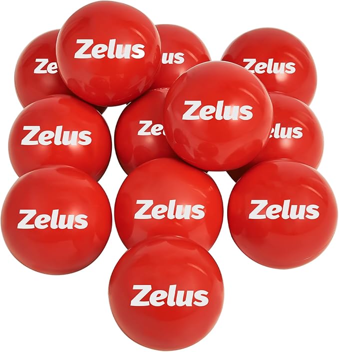 ZELUS Training Balls for Softball and Baseball Practice | 2.8-Inch 1 lb Weight Ball | Weighted Ball for Exercise | Baseball Accessory for Strength Hitting Batting Pitching Improvement