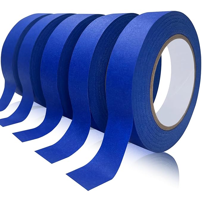 Blue Tape Painters Tape, 5 Rolls Premium General Purpose Masking Tape Painter's by SmaringWing