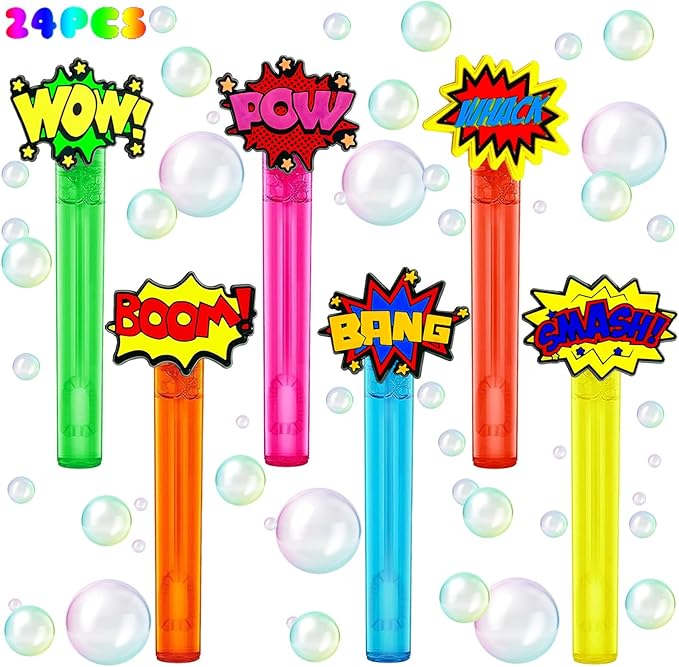 Superhero Party Favors, Cool Bubble Wand by uoyoi