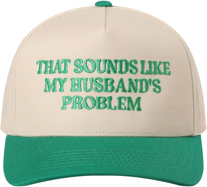 MIRMARU Two-Tone Vintage Canvas Trucker Hats for Men & Women, Adjustable Size Baseball Caps with Trendy Embroidered Design