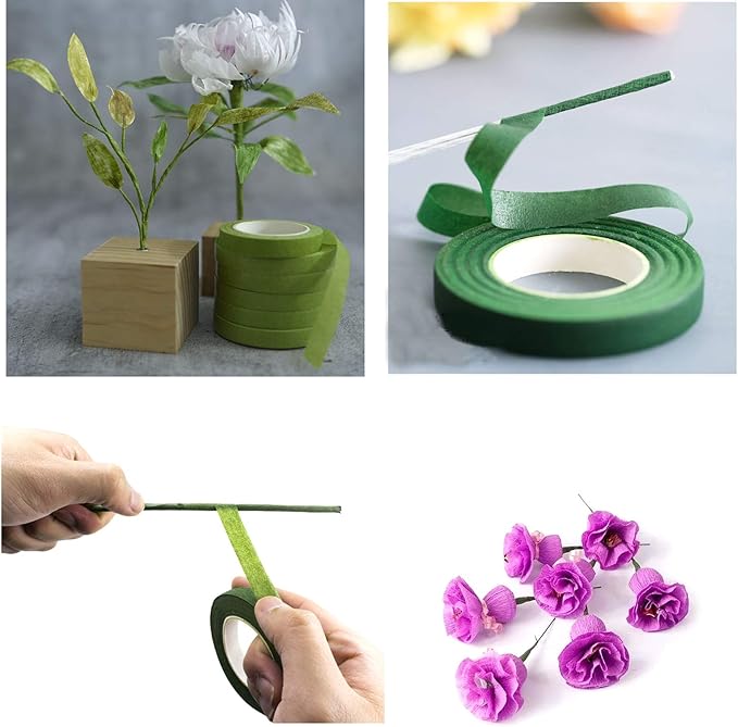 4 Rolls 1/2 Inch Floral Tapes Florist Wraps - Image 5