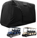 Golf Cart Cover 2/4/6 Passenger, All-Weather Protection Golf Cart Rain Covers, UV Resistant with Windproof Buckle Golf Cart Accessories (Fits for Club Car, for EZGO, for Yamaha)