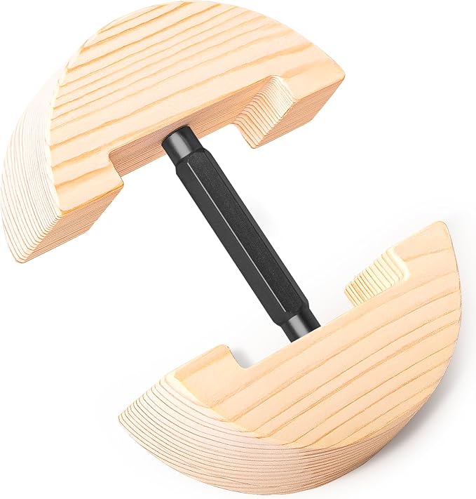 Hat Stretcher for Fitted Hats, Cowboy Hat Stretcher Fitted Hat 7 to 8 1/2, Adjustable Wooden Hat Jack Stretcher Fits All Caps
