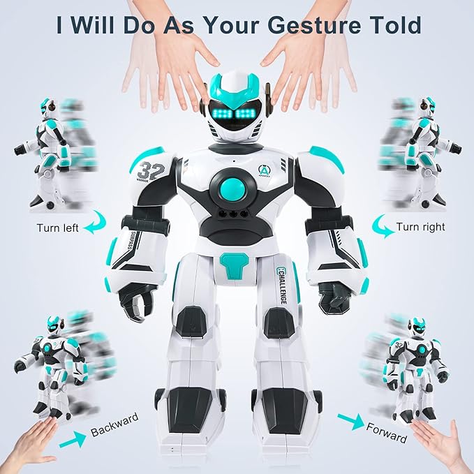 RC Robot Toy for Kids Remote Control Robot Toy, Smart Gesture Sensing - Image 3