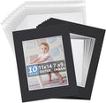 Somime 10 Pack 11x14 Black Picture Mat Kit by SOMIME