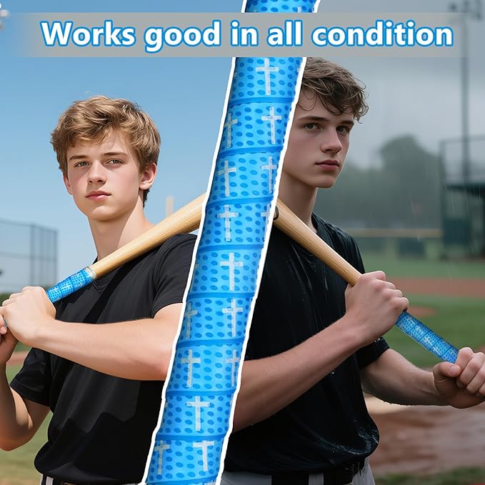 Eyourlife 2/4 Pack Baseball Bat Grip Bat Wraps for Baseball Lifestyle Softball Gifts Pro Feel Non-Slip Elite Batting Grip Tape for Bats Players
