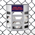 Yaocom 1 Pcs Baseball Foul Ball Return Box for Chain Link Fence, Softball Field Ball Retrieval Station, Metal Training Equipment for Batting Practice, Outdoor Dugout Accessory 9.8 x 4.9 x 8.8 Inch