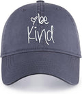 CHOK.LIDS Be Kind Trendy Womens Baseball Cap Unisex Fashion Cotton Polo Style Fun Inspirational Saying Seasonal Headwear