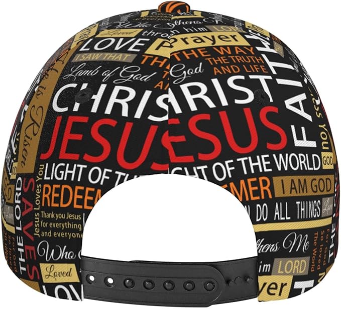 Jesus Baseball Cap Christian Trucker Hat Easter Hats Religion Snapback Cap Adjustable for Women Men