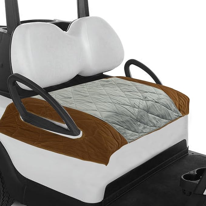 Golf Cart Seat Covers,EZGO Seat Cover,Heavy Duty Golf Cart Seat Blanket,Waterproof Travel Sports Cart Seat Cushion Covers for 2 Person Seats Club Car,Winter Golf Cart Accessories,Golf Cart Seat Cover