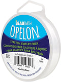 The Beadsmith Opelon Stretch Cord – Elastic Beading Fiber, 0.8 mm Diameter by TheBeadsmith