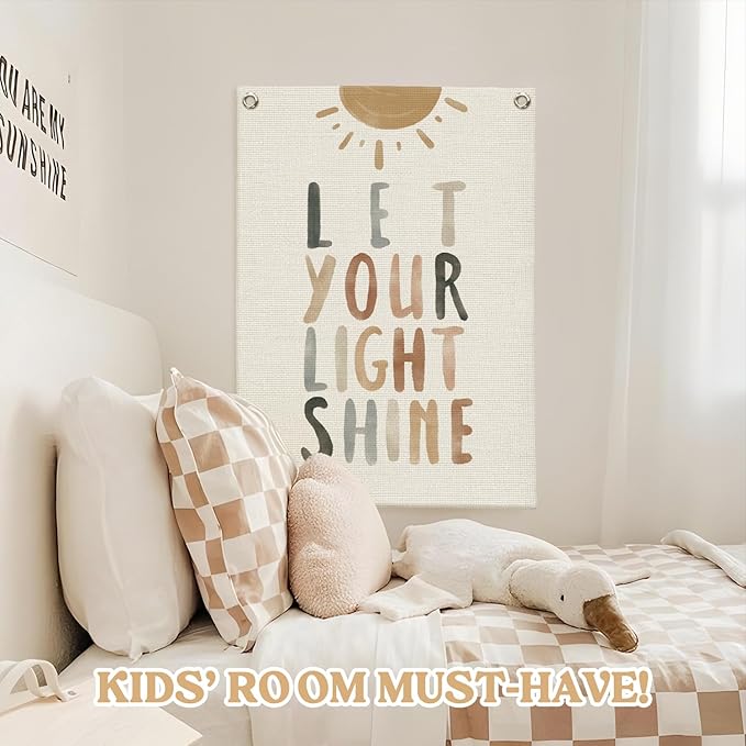Inspirational Positive Affirmations Wall Decor, Let Your Light Shine - Image 5