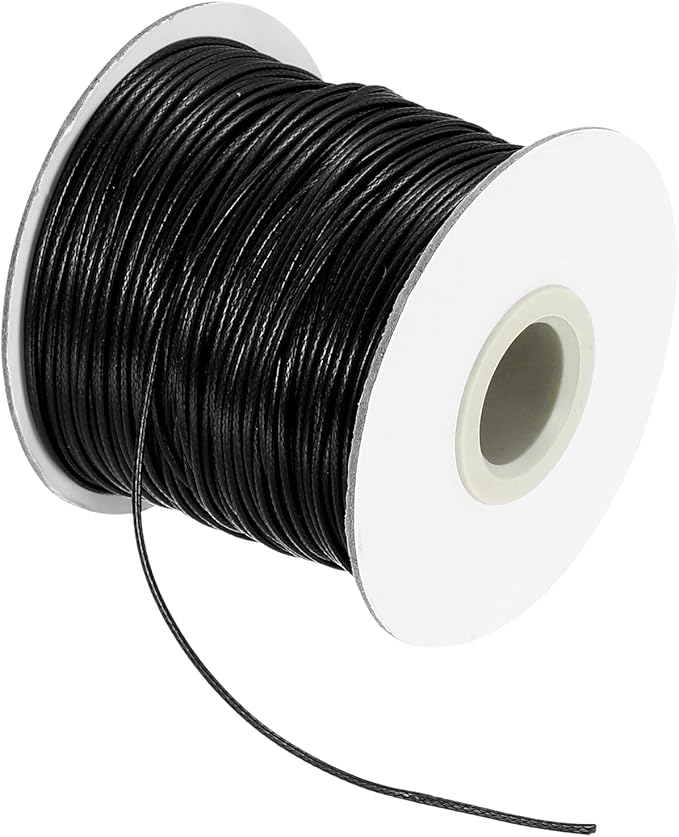 MECCANIXITY Waxed Cord 1mm Waxed Thread 87 Yard Wax String Leather Cord by MECCANIXITY