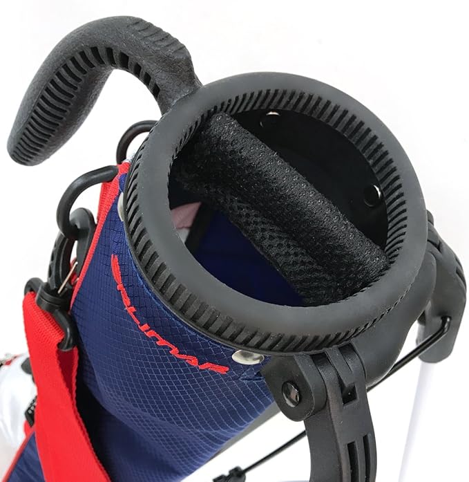 Orlimar Pitch ’n Putt Lightweight Sunday Golf Bag with Stand, Ultra-Light Carry Design, Two-Way Divider Top, Shoulder Strap, Compact Carry Golf Bag for Men & Women
