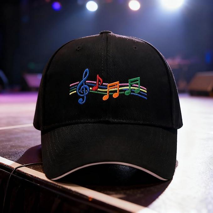 Embroidered Baseball Cap for Men Women, Breathable Cotton Adjustable Hat, Various Patterns for Casual Daily Outfits