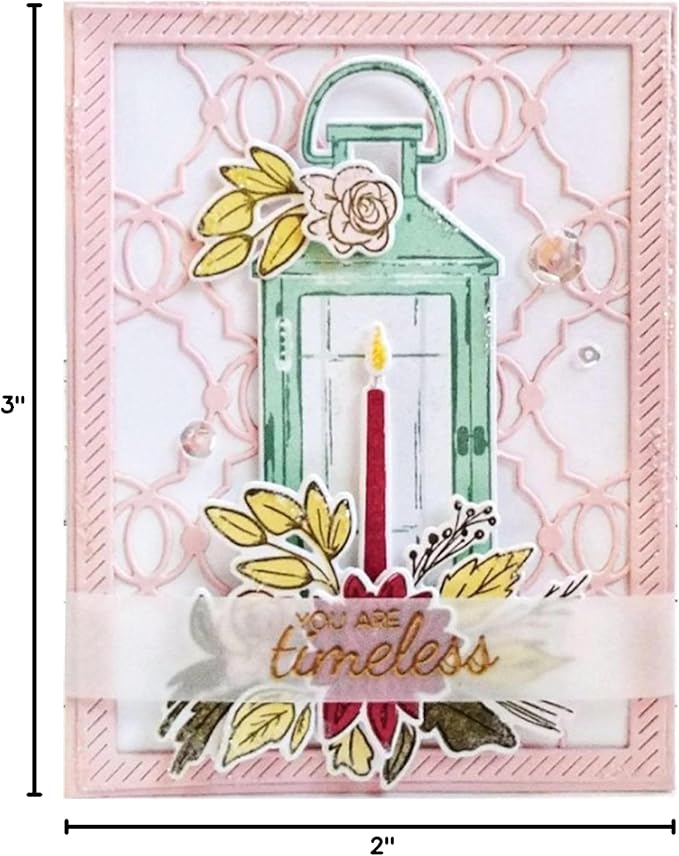 Cutting Dies Metal Stencils Scrapbooking Tools Flowers Lace Frame DIY Embossing - Image 8