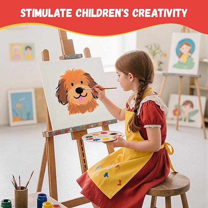 Simetufy 10x10inch Square Canvas Boards - Image 6