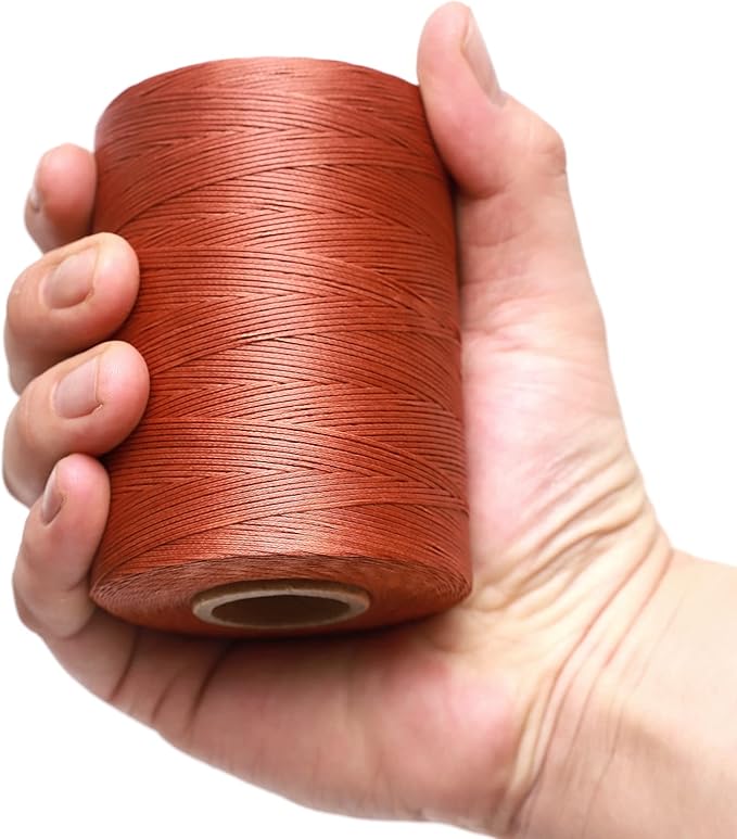 Waxed Thread, 852Yards 150D 0.8mm Flat Polyester Wax Thread - Image 3