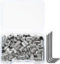 MECCANIXITY 70 Pcs Metal Locking Pin Backs, Locking Pin Keepers Clasp 9mm by MECCANIXITY
