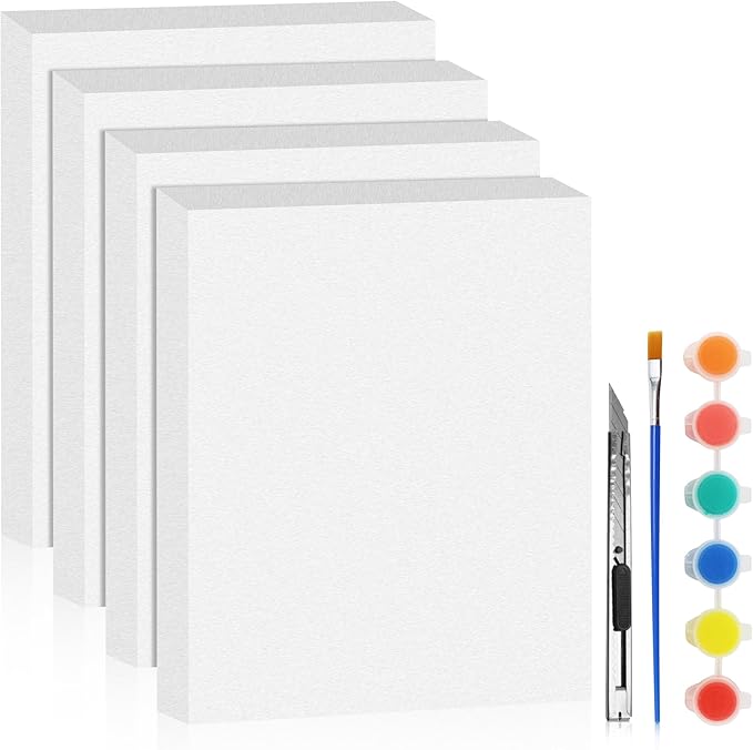 LuckyFoam White 4 Pack 15x12x2 inch Foam Sheets 2 Inch Thick Polystyrene by LuckyFoam