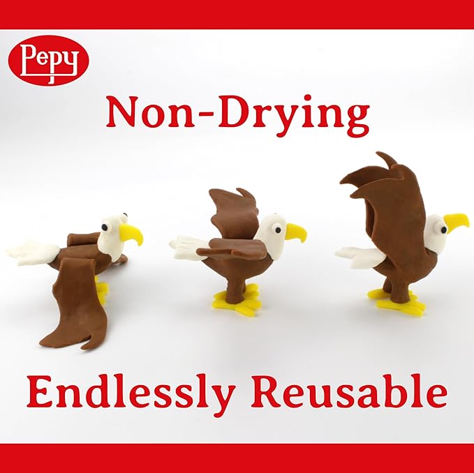 Pepy Plastilina Reusable and Non-Drying Modeling Clay Gift; Set of 24 Bars - Image 4
