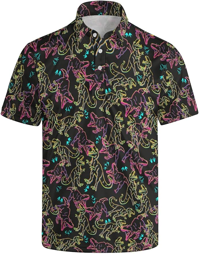 Mens Golf Shirts Golf Polo Shirts for Men Short Sleeve Polo Shirts Golf Gifts