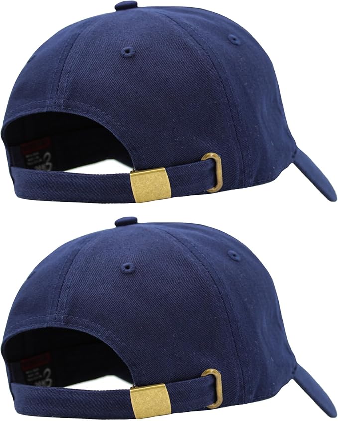 KBETHOS Classic Unisex Cotton Adjustable Low Crown Baseball Cap – Plain Dad Hat